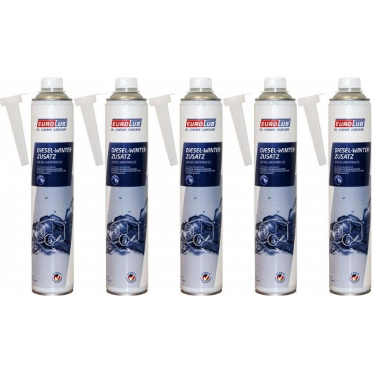 EUROLUB Diesel Winterzusatz 5x 1l = 5 Liter