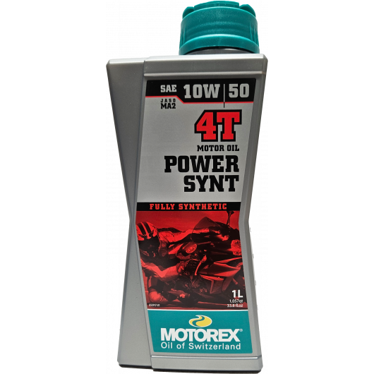 MOTOREX 4T Power Synt SAE 10W-50 Motorrad Motoröl 1l