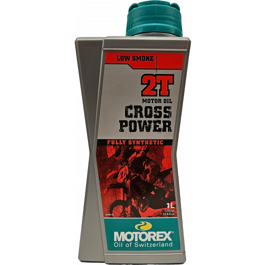 MOTOREX Cross Power 2T vollsynthetisches Motorrad Motoröl 1l