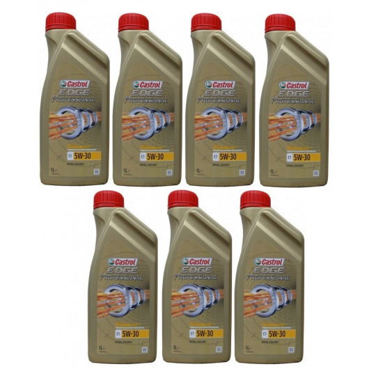 Castrol Edge Professional Titanium C1 5W-30 Motoröl 7x 1l = 7 Liter