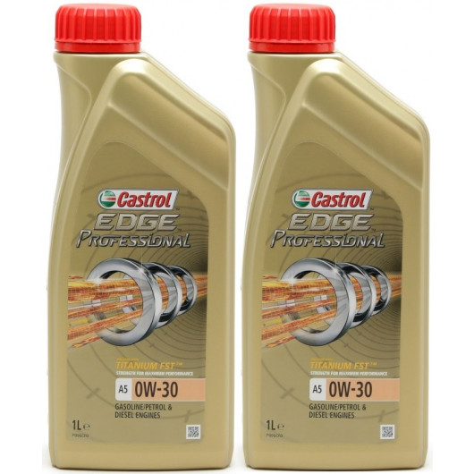 Castrol Edge Professional A5 0W-30 Fluid Titanium (VOLVO A5/B5) 2x1l=2 Liter