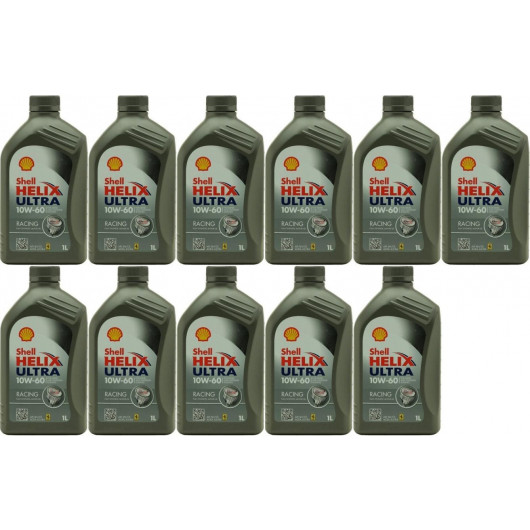 Shell Helix Ultra Racing 10W-60 Motoröl 11x 1l = 11 Liter