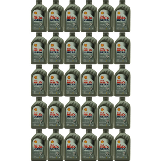 Shell Helix Ultra Racing 10W-60 Motoröl 30x 1l = 30 Liter