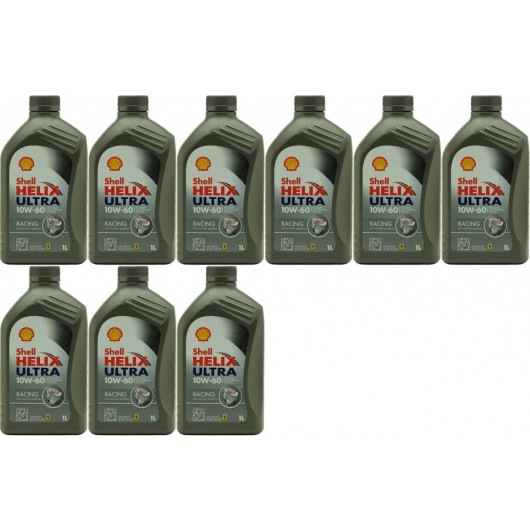 Shell Helix Ultra Racing 10W-60 Motoröl 9x 1l = 9 Liter