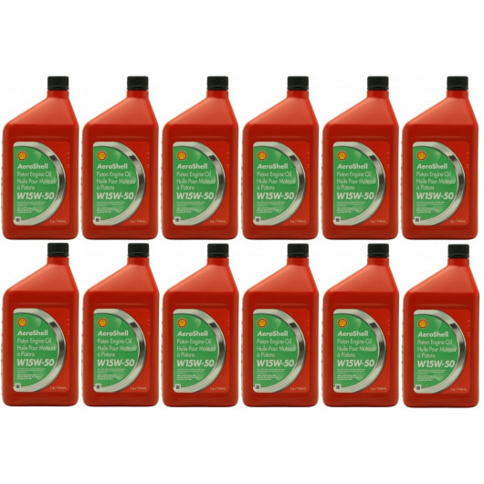 Shell Aeroshell Oil W 15W-50 12x 1l = 12 Liter