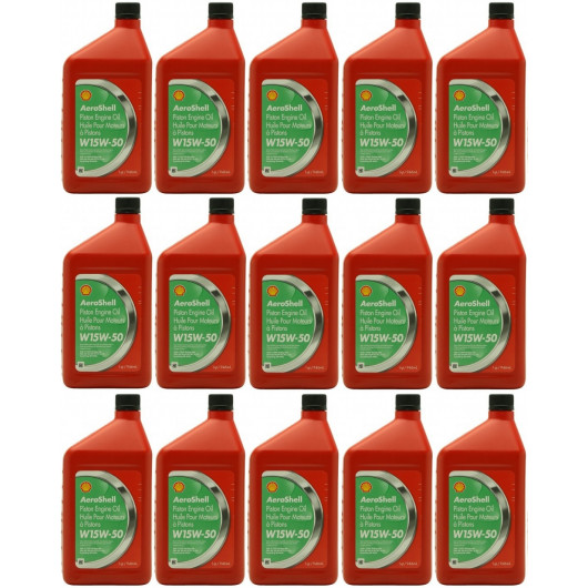 Shell Aeroshell Oil W 15W-50 15x 1l = 15 Liter