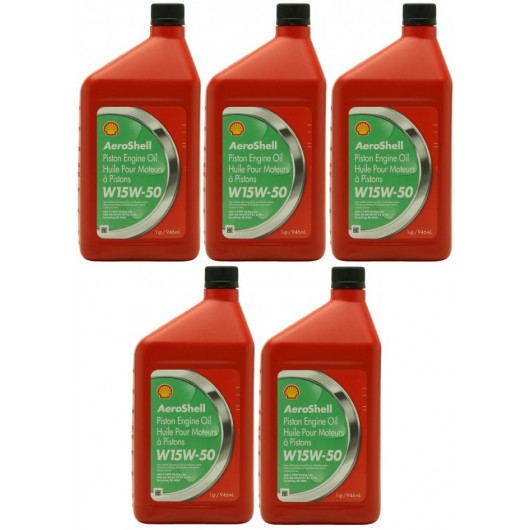 Shell Aeroshell Oil W 15W-50 5x 1l = 5 Liter