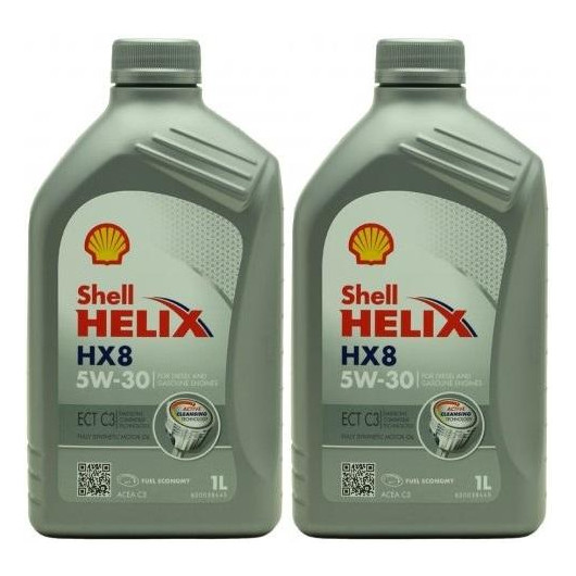 Shell Helix HX8 ECT C3 5W-30 Motoröl 2x 1l = 2 Liter