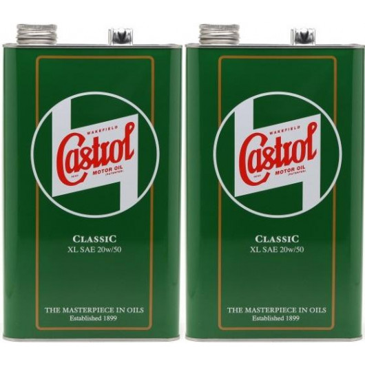 Castrol Classic XL 20W-50 Oldtimer Öl / Classic Cars Motoröl 2x 5 = 10 Liter
