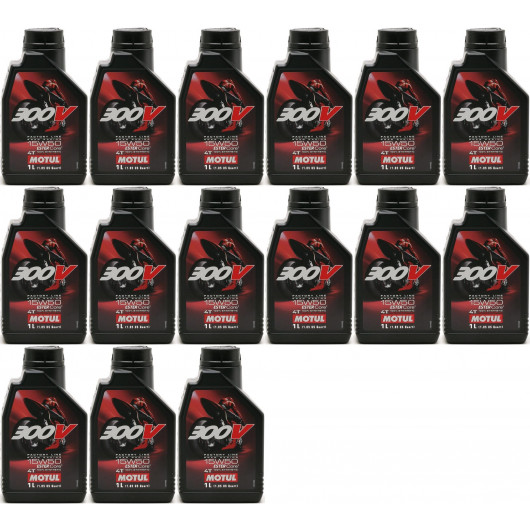 Motul 300V Factory Line Road Racing ESTER Core 15W-50 4T 15x 1l = 15 Liter
