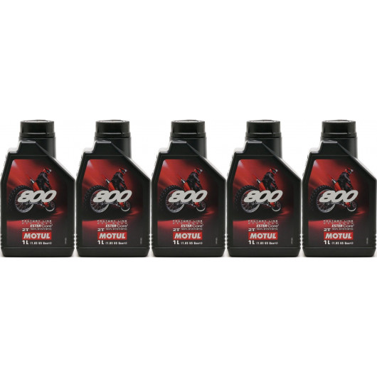 Motul 800 2T Factory Line Off Road vollsynthetisches Motoröl 5x 1l = 5 Liter