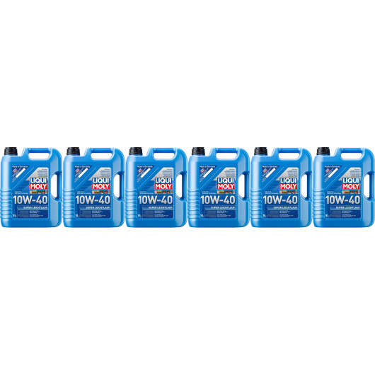 Liqui Moly 1301 Super Leichtlauföl 10W-40 Diesel & Benziner Motoröl 6x5=30 Liter