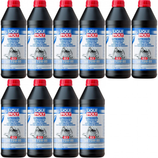 Liqui Moly 3658 Getriebeöl GL5 75W-80 10x 1l = 10 Liter