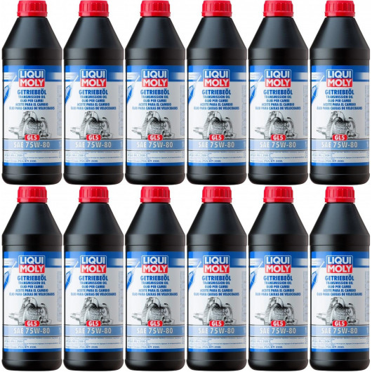 Liqui Moly 3658 Getriebeöl GL5 75W-80 12x 1l = 12 Liter