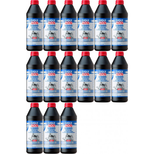 Liqui Moly 3658 Getriebeöl GL5 75W-80 15x 1l = 15 Liter