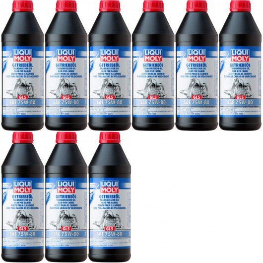 Liqui Moly 3658 Getriebeöl GL5 75W-80 9x 1l = 9 Liter