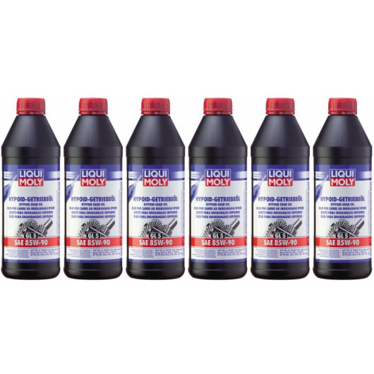 Liqui Moly 1035 Hypoid Getriebeöl GL5 SAE 85W-90 6x 1l = 6 Liter