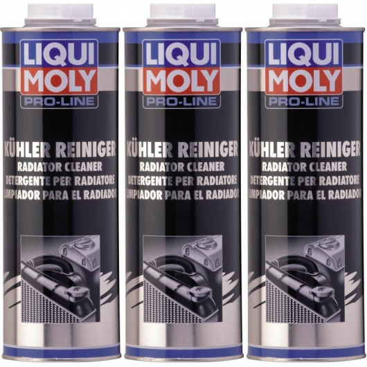 Liqui Moly 5189 Pro-Line Kühler Reiniger 3x 1l = 3 Liter