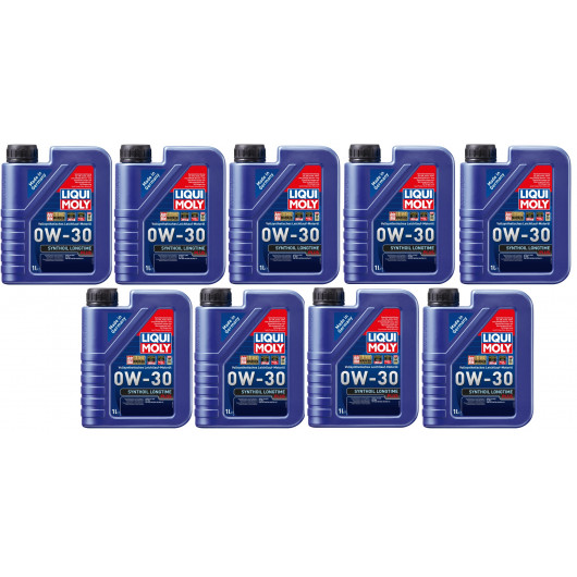 Liqui Moly 1150 Synthoil Longtime Plus 0W-30 Motoröl 9x 1l = 9 Liter