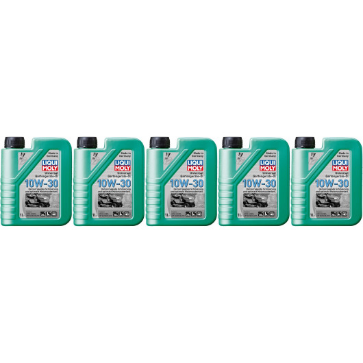 Liqui Moly 1273 Universal Gartengeräte-Öl 10W-30 Motoröl 5x 1l = 5 Liter