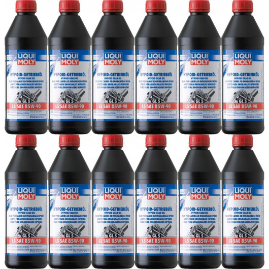 Liqui Moly 1410 Hypoid-Getriebeöl (GL 5) LS SAE 85W-90 12x 1l = 12 Liter