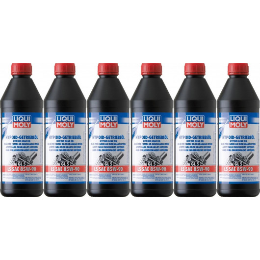 Liqui Moly 1410 Hypoid-Getriebeöl (GL 5) LS SAE 85W-90 6x 1l = 6 Liter