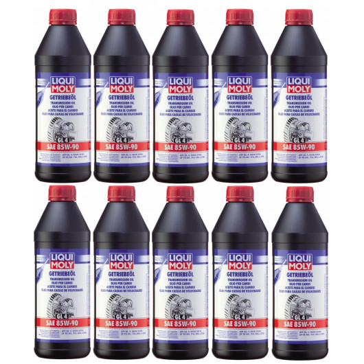 Liqui Moly 1030 Getriebeöl (GL4) SAE 85W-90 10x 1l = 10 Liter