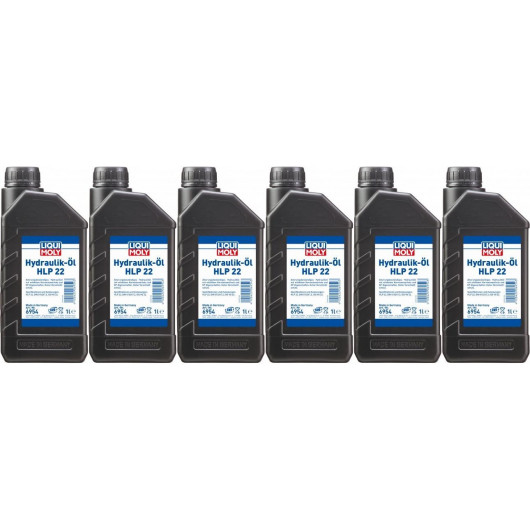 Liqui Moly 6954 Hydrauliköl HLP 22 6x 1l = 6 Liter