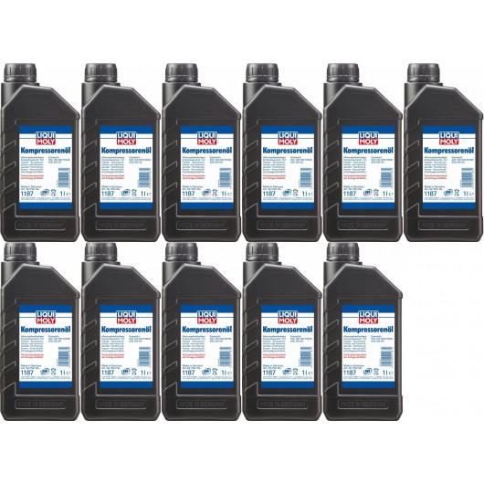 Liqui Moly 1187 Kompressorenöl 11x 1l = 11 Liter