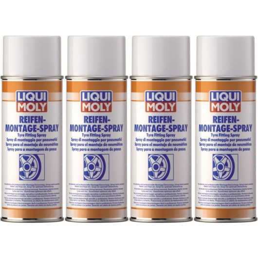 Liqui Moly 1658 Reifen-Montage-Spray 4x 400 Milliliter