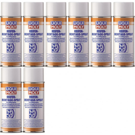 Liqui Moly 1658 Reifen-Montage-Spray 8x 400 Milliliter