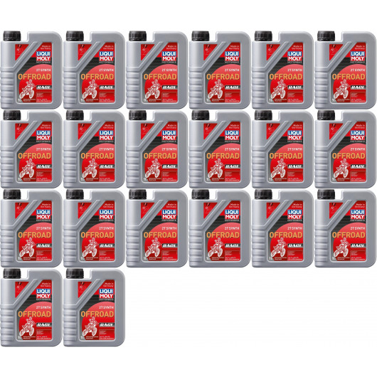 Liqui Moly 3063 Motorbike 2T Synth Offroad Race Motoröl 20x 1l = 20 Liter