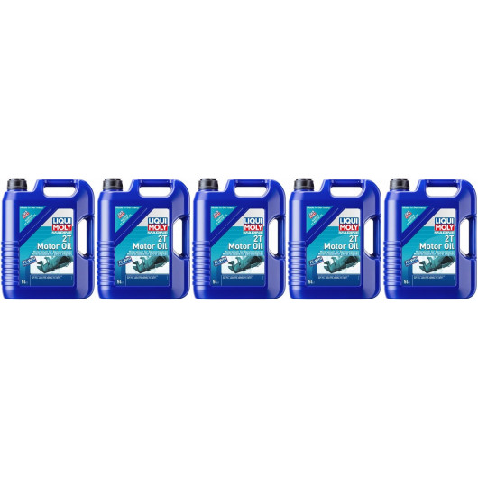 Liqui Moly 25020 Marine 2T Motor Oil 5x 5 = 25 Liter