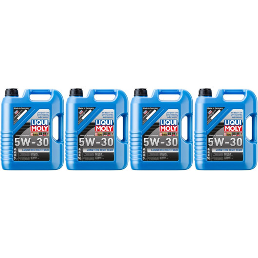 Liqui Moly 1137 Longtime High Tech 5W-30 Motoröl 4x 5 = 20 Liter