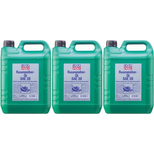 Liqui Moly 1266 Rasenmäher-Öl SAE 30 3x 5 = 15 Liter