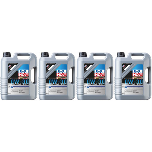Liqui Moly 3769 Special Tec V 0W-30 Motoröl 4x 5 = 20 Liter