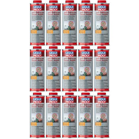 Liqui Moly 21317 Anti Bakterien Diesel Additiv 15x 1l = 15 Liter