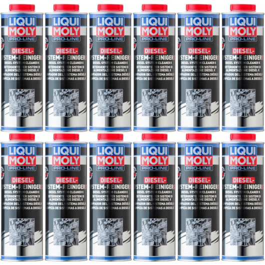 Liqui Moly 5144 Pro-Line Diesel System Reiniger K 12x 1l = 12 Liter