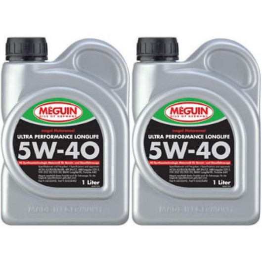 Meguin megol 4361 Motoröl Ultra Performance Longlife SAE 5W-40 2x 1l = 2 Liter