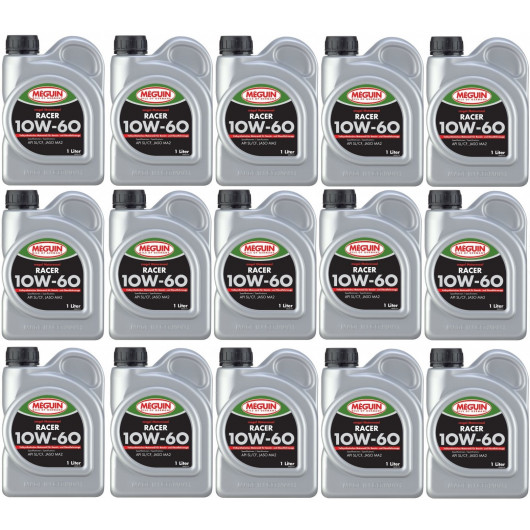 Meguin megol 6524 4T RACER 10W-60 VS Motorrad Motoröl 15x 1l = 15 Liter