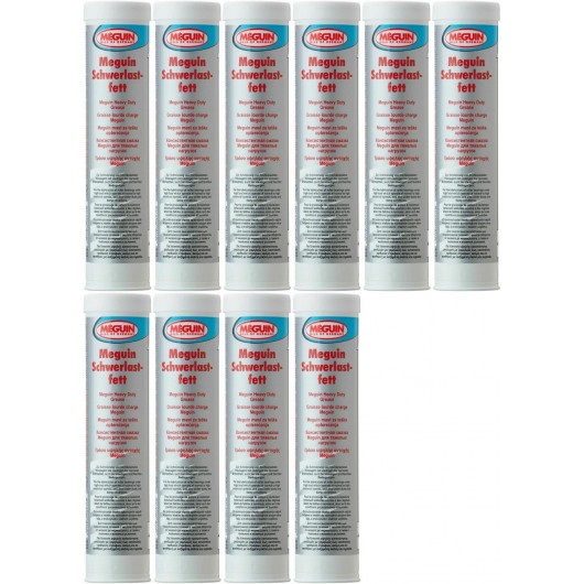 Meguin 8434 Schwerlastfett Fett Kartusche 10x 400 Gramm