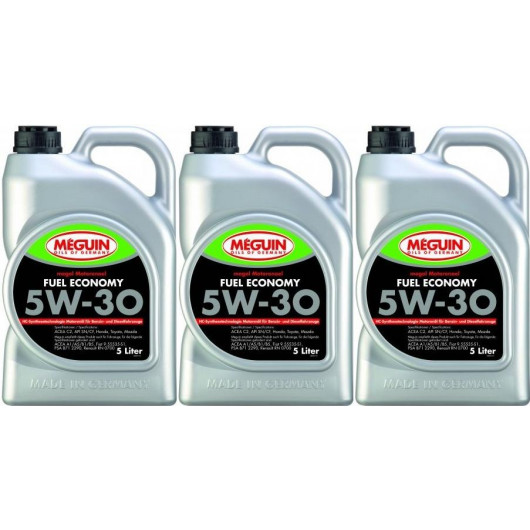 Meguin megol 9441 Motoröl Fuel Economy SAE 5W-30 3x 5 = 15 Liter