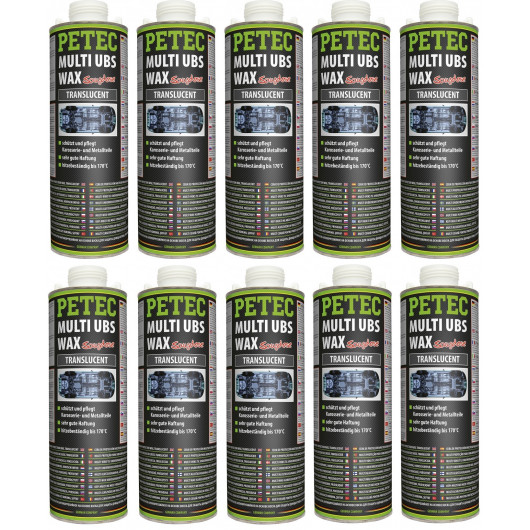 Petec Multi UBS WAX transparent 1000ml Saugdose 10x 1l = 10 Liter