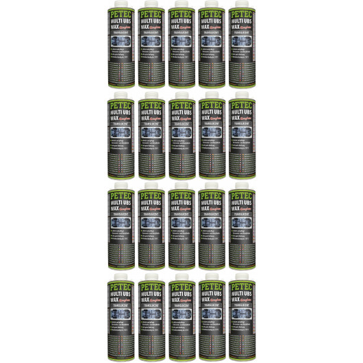 Petec Multi UBS WAX transparent 1000ml Saugdose 20x 1l = 20 Liter