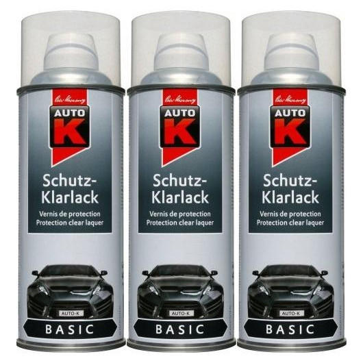 Auto-K Basic Schutz-Klarlack glänzend, 3x 400 Milliliter