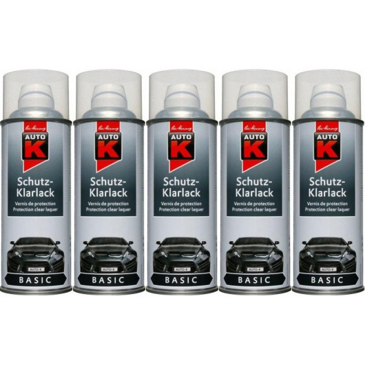 Auto-K Basic Schutz-Klarlack glänzend, 5x 400 Milliliter