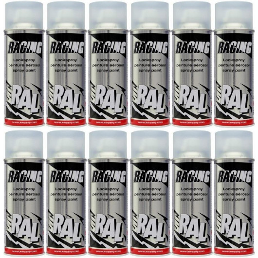 RACING KLARLACK MATT 12x 400 Milliliter