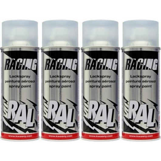 RACING KLARLACK MATT 4x 400 Milliliter