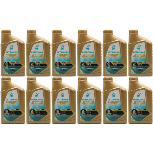 Petronas Syntium 7000 0W-40 Motoröl 12x 1l = 12 Liter