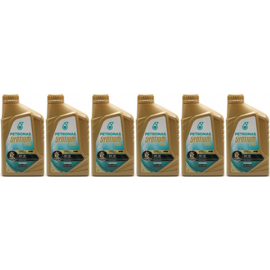 Petronas Syntium 7000 0W-40 Motoröl 6x 1l = 6 Liter
